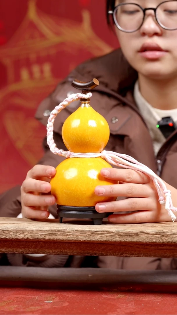 467号纯手工制作天然大漆真葫芦