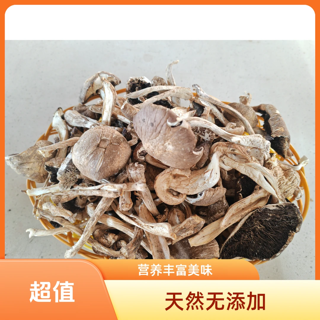 松茸菇农家特产农产品味道鲜美菌菇滋补干货