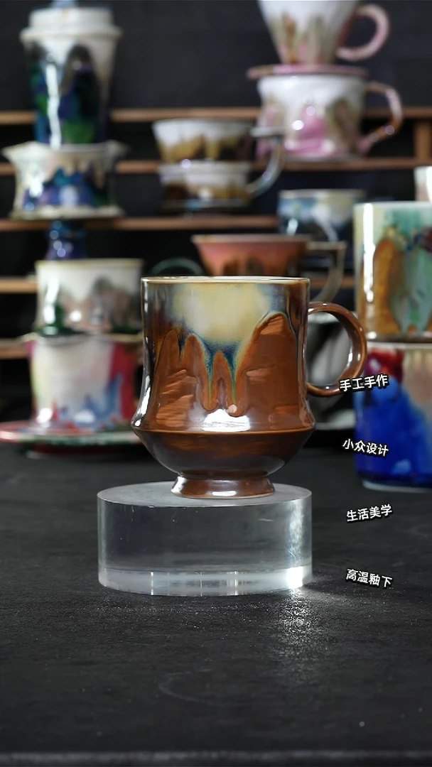 设计师款景德镇森涩手创陶瓷（食品级）681