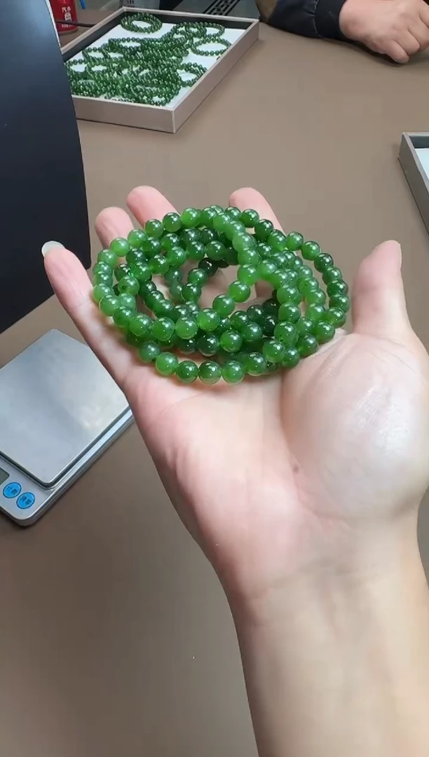 未镶嵌手串和田玉碧玉手串多样性发其一