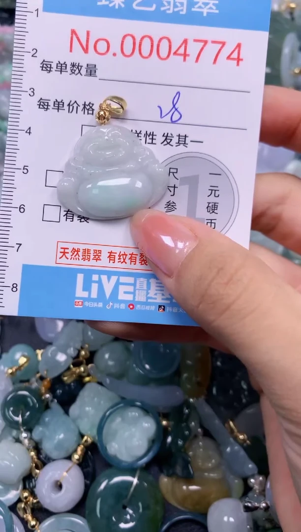 颈饰未镶嵌翡翠4774