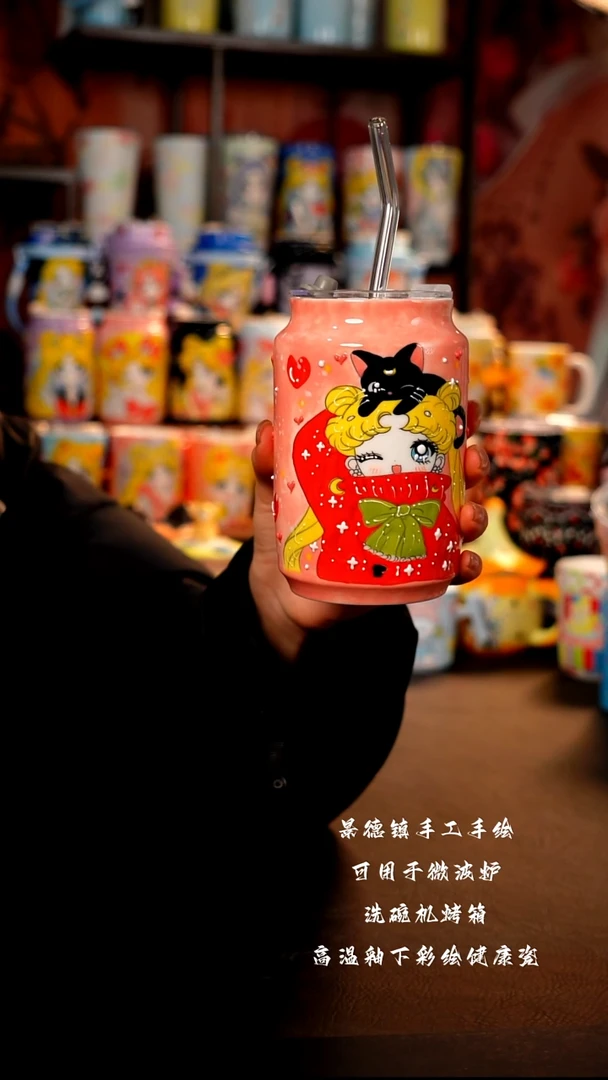 景德镇陶瓷手绘杯杯