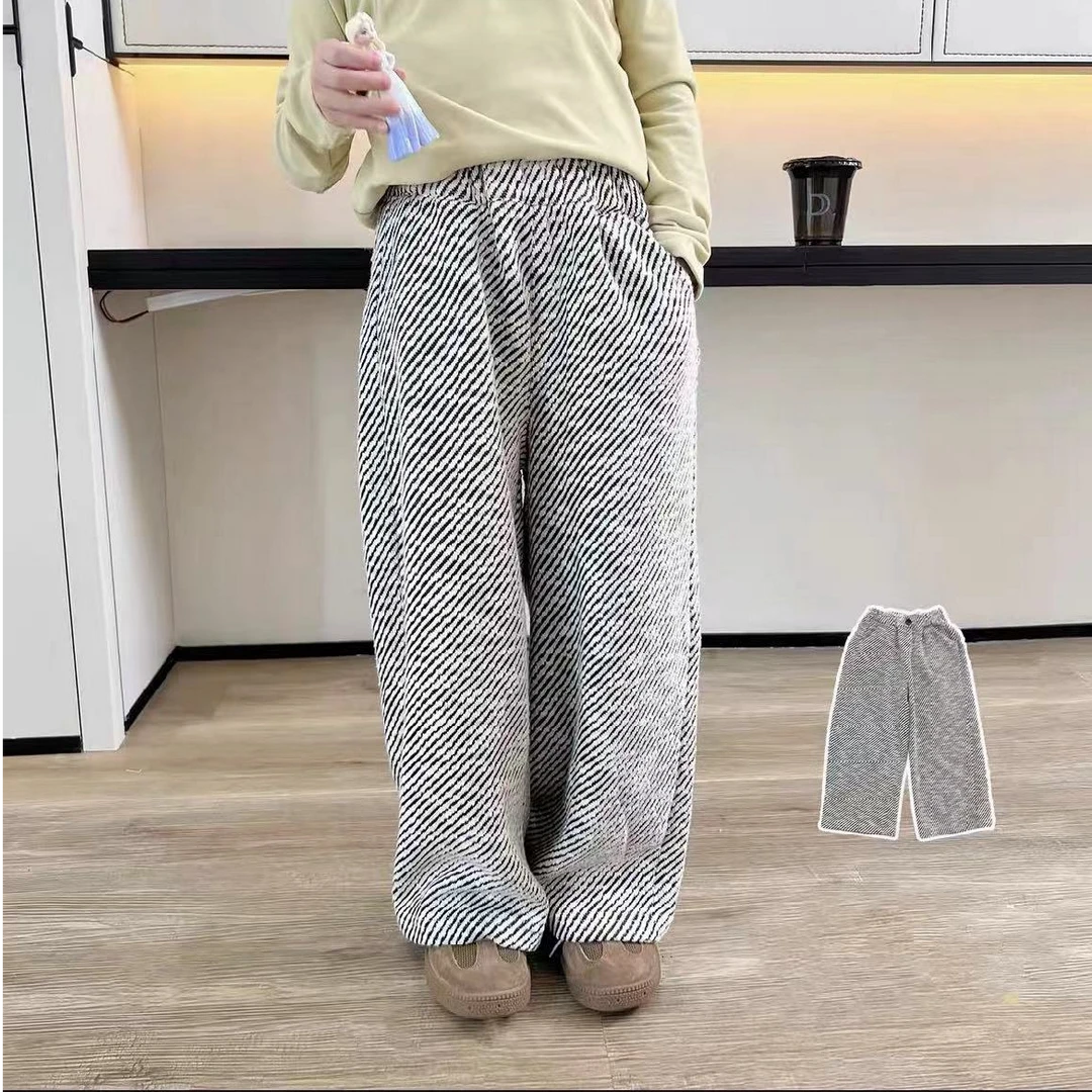 韩系加绒休闲裤338
