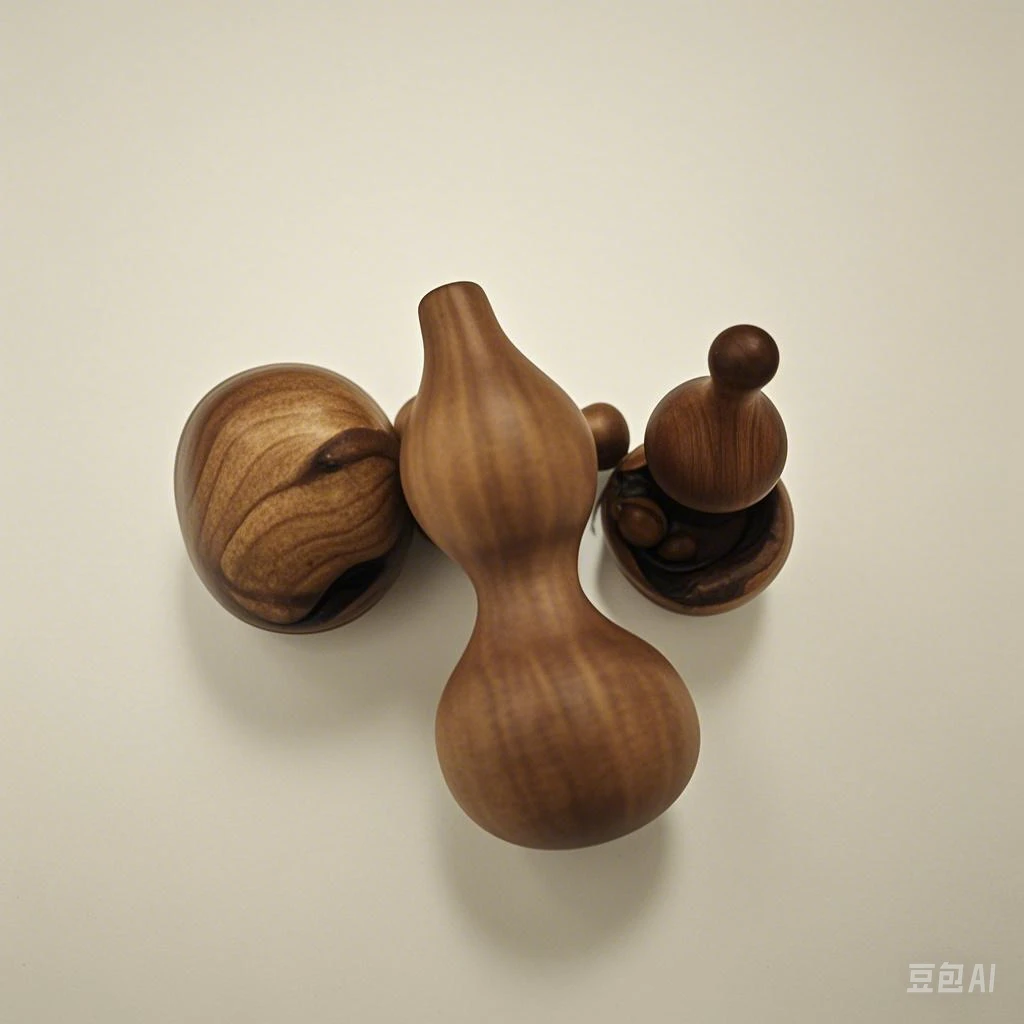 【雷击枣木】纯手工雷击枣木小葫芦盲发玩法