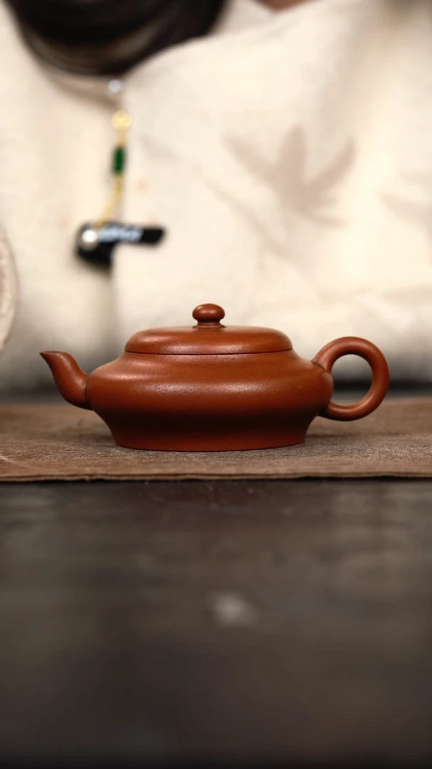 【闪购商品】紫砂茶壶70s全手工虚扁115cc