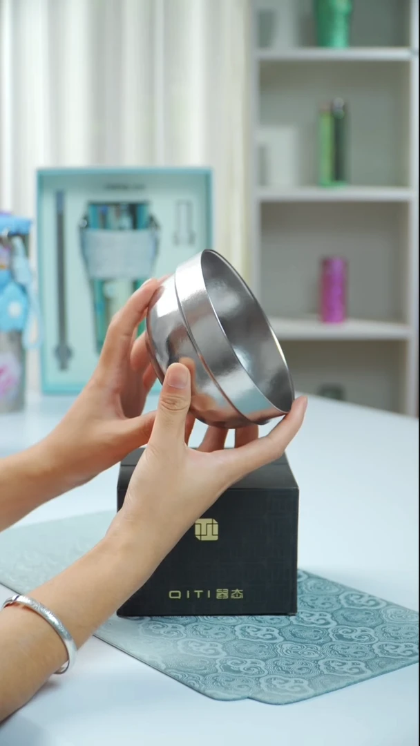 器态纯钛家用碗筷组合
