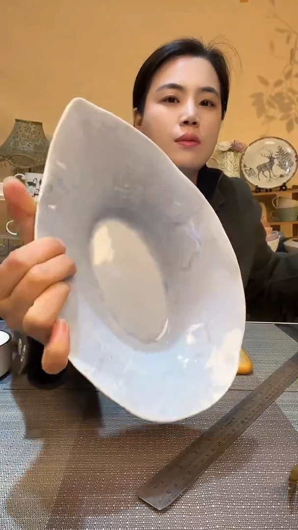 瓷片正品11英寸异形碗  介意勿拍