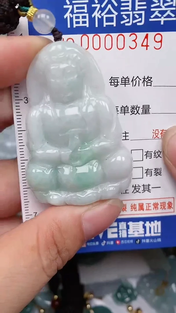 翡翠未镶嵌颈饰...0000349