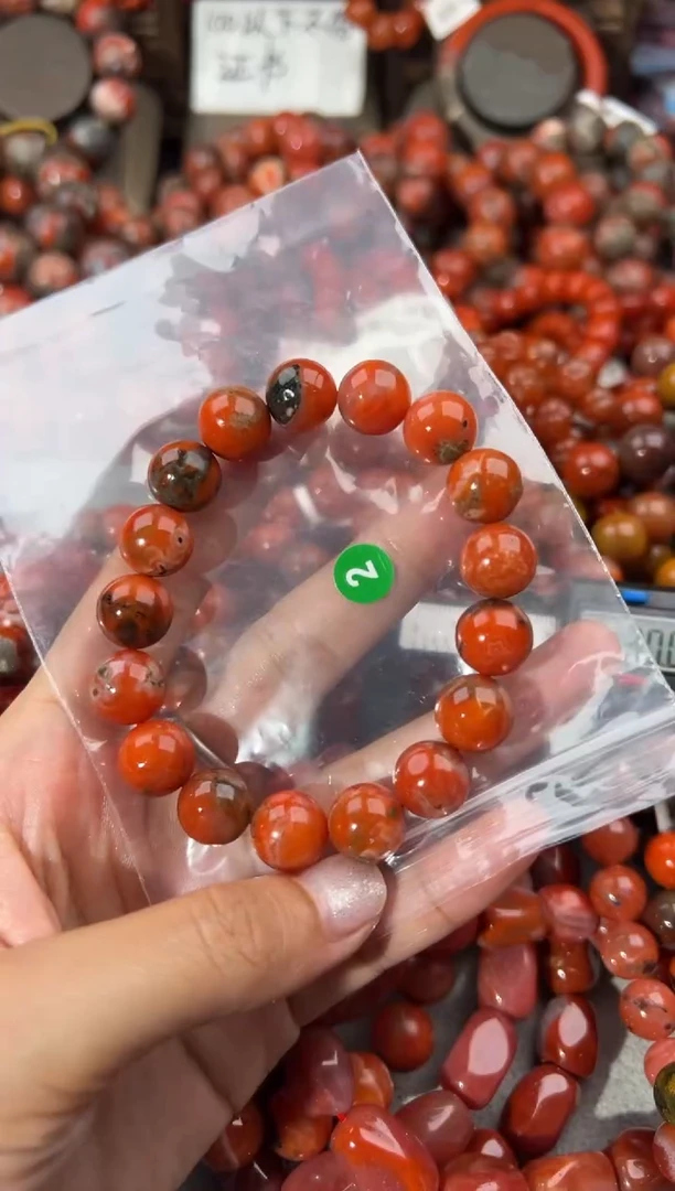 南红玛瑙手串未镶嵌12+