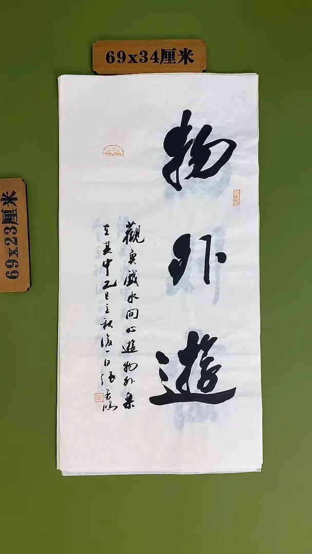 书法书法 张若鸿 尺寸69cm*34cm