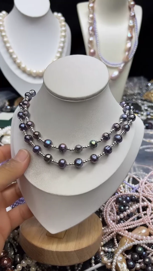 淡水珍珠未镶嵌颈饰多人