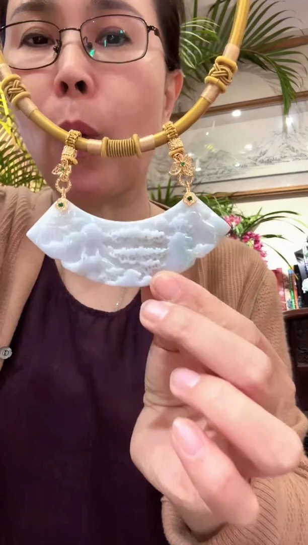 【闪购商品】翡翠颈饰未镶嵌国风