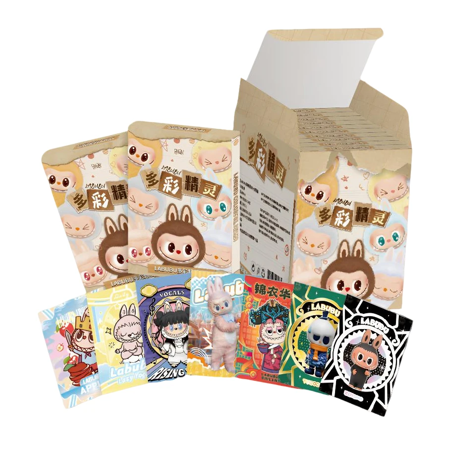 【拆盒】LABUBU多彩精灵系列卡牌盲盒【拆开不支持退换】