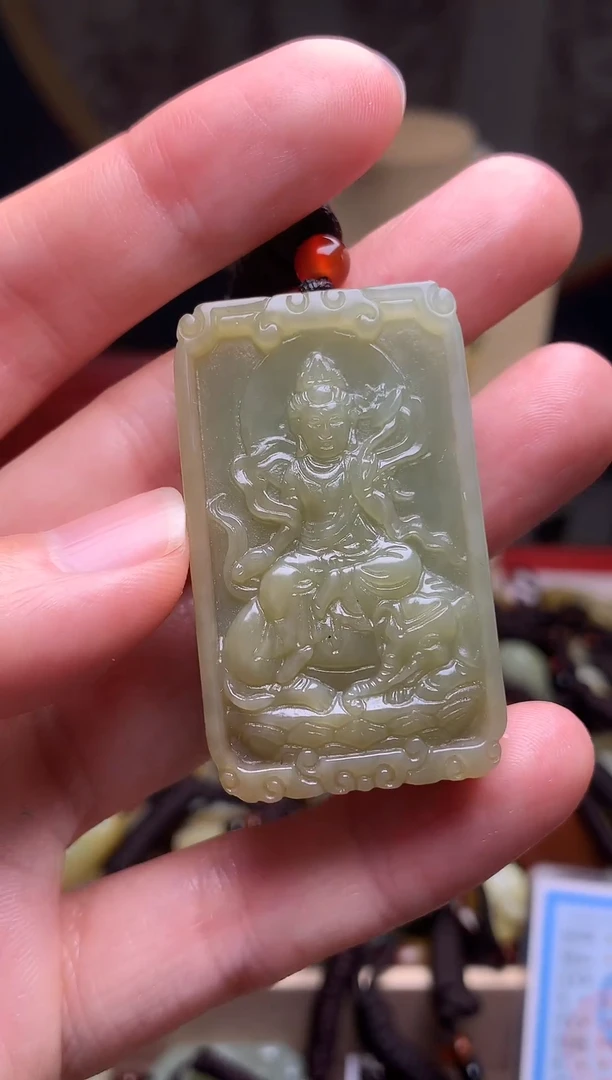 颈饰未镶嵌和田玉新疆料青海料清水和田玉吊坠