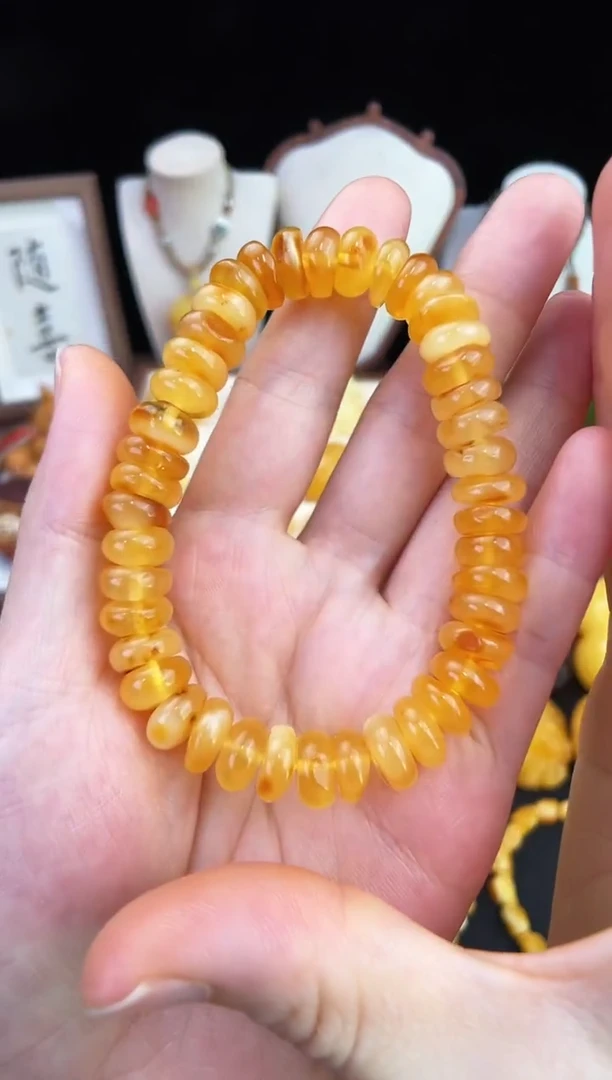 琥珀未镶嵌珠宝奇石柒月