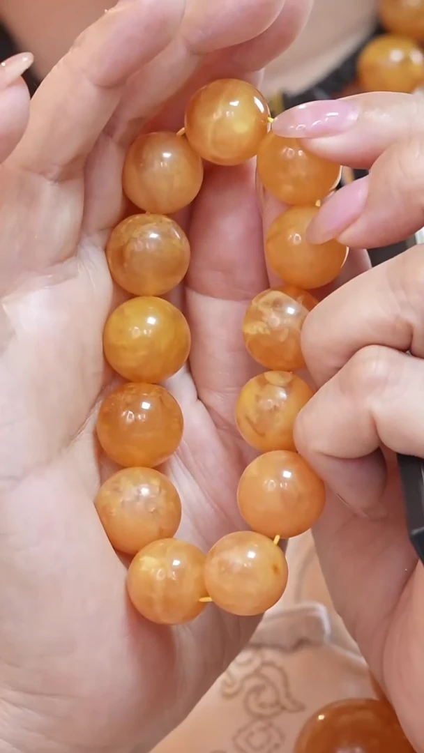 蜜蜡颈饰未镶嵌7129天然蜜蜡珠宝奇石云端妖孽全部保真