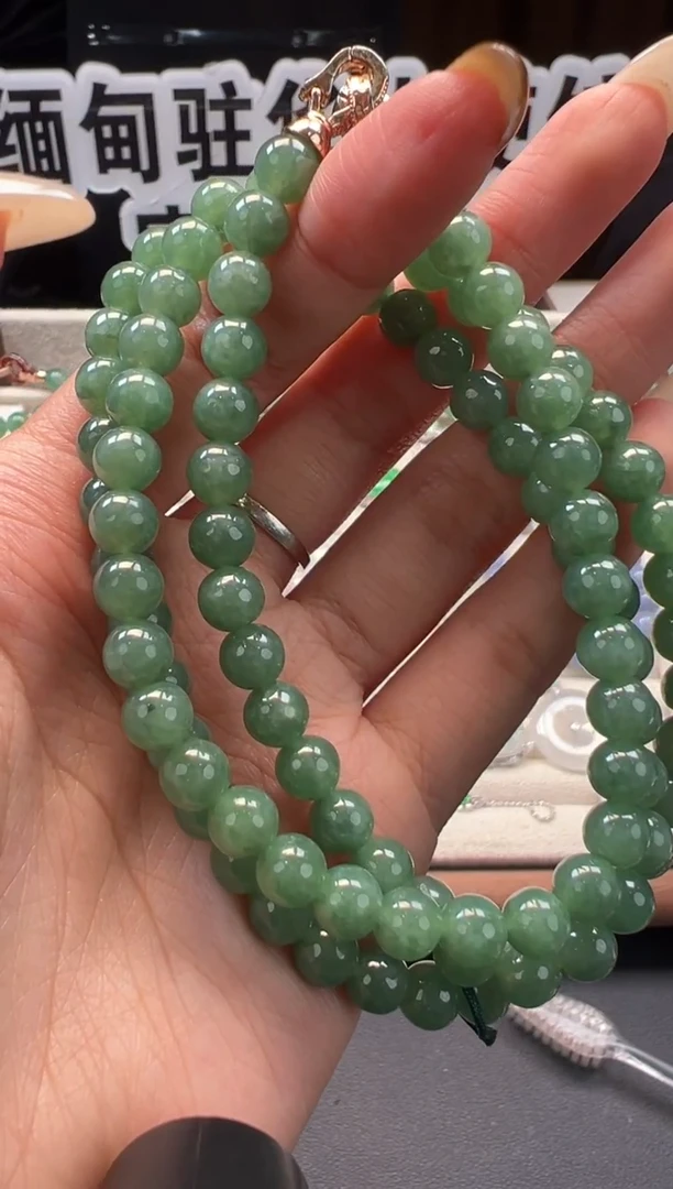 未镶嵌手串翡翠 缅甸珠宝严选
