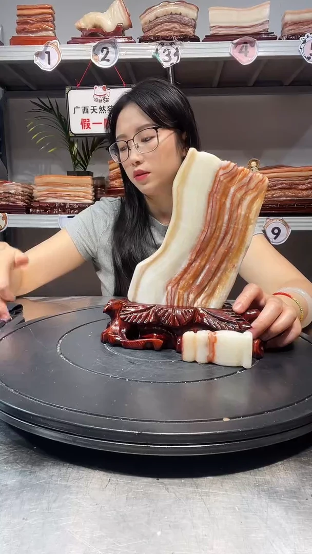 石材天然石材柳州猪肉石18-22-2.5