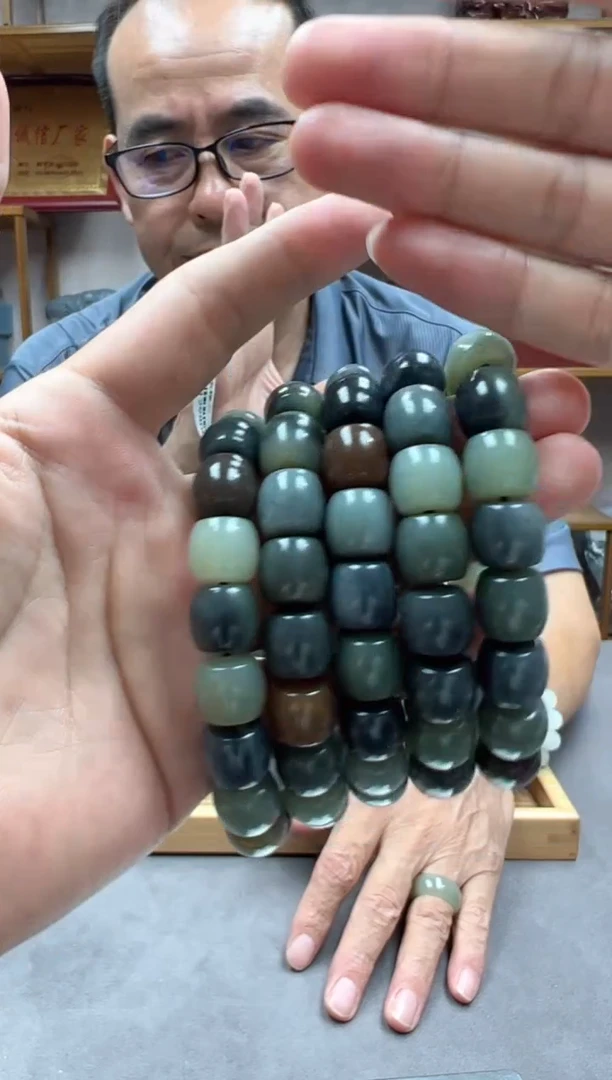 手链未镶嵌和田玉12楼兰三色多样性发货·拍一发一