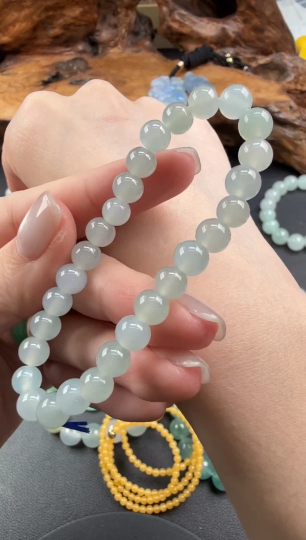 未镶嵌手串翡翠n*翡翠饰品-235