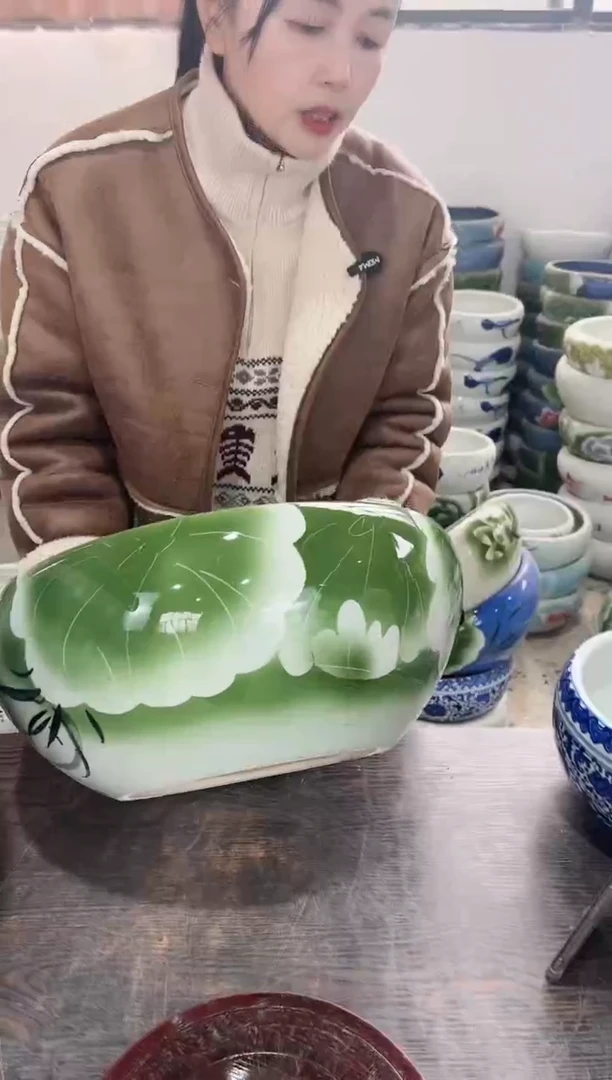 【闪购商品】缸40直径双面绿...........