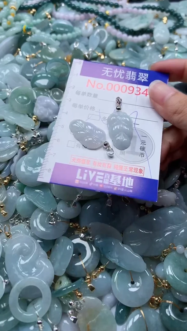 翡翠未镶嵌吊坠(不含链)9344多样性发其一