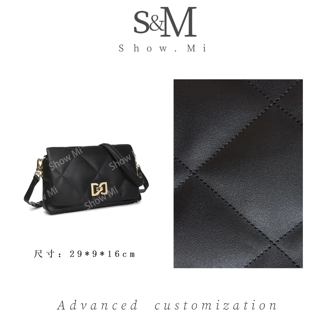 【Show Mi】金蝴蝶大号丨BF-68369-黑色-轻奢小众时尚百搭女士包