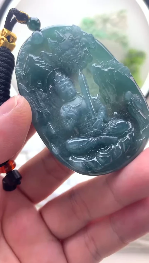 颈饰未镶嵌翡翠文殊