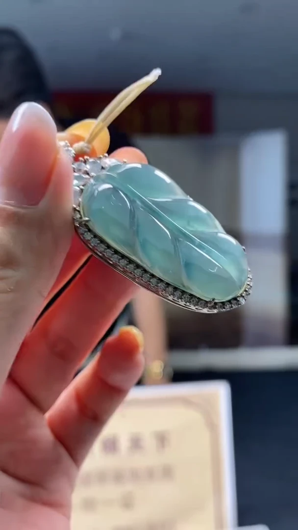 翡翠未镶嵌颈饰********658