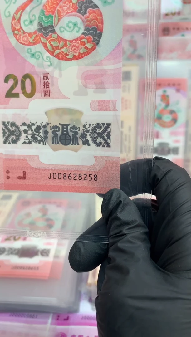 【闪购商品】塑料 蛇钞 真钞【单张】8258