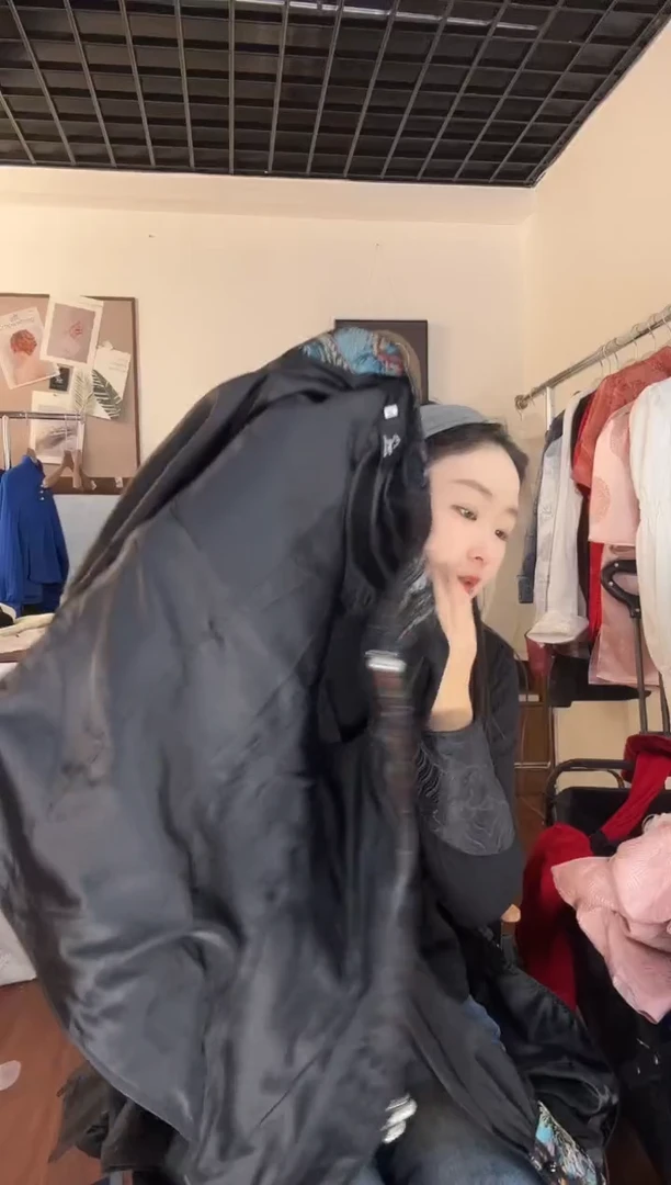 黑蝴蝶纱袖2xl