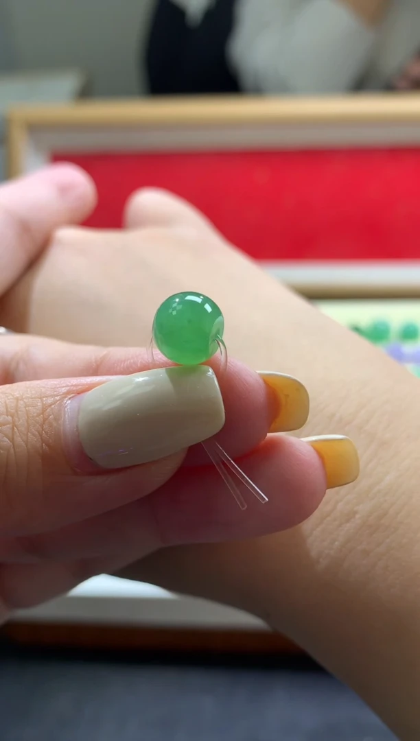 未镶嵌定制翡翠卡8.7*7.2mm