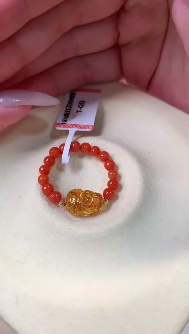 【闪购商品】南红玛瑙手链18K金镶嵌@@ZY41010016