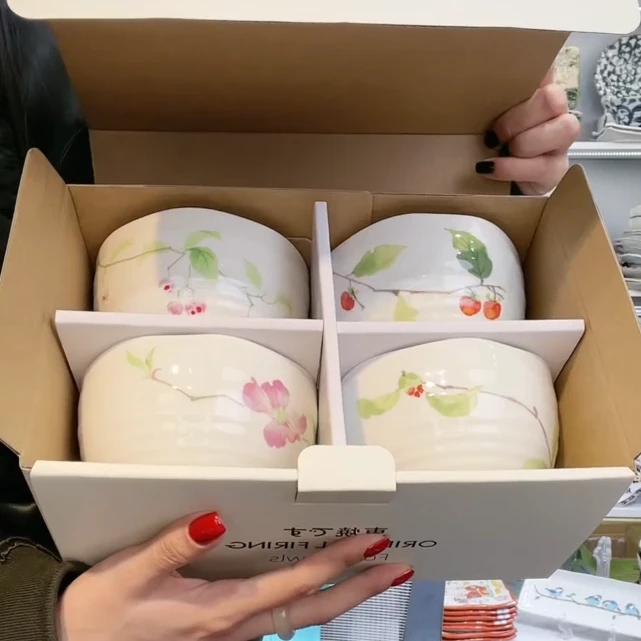 【4件套】日本进口东烧饭碗