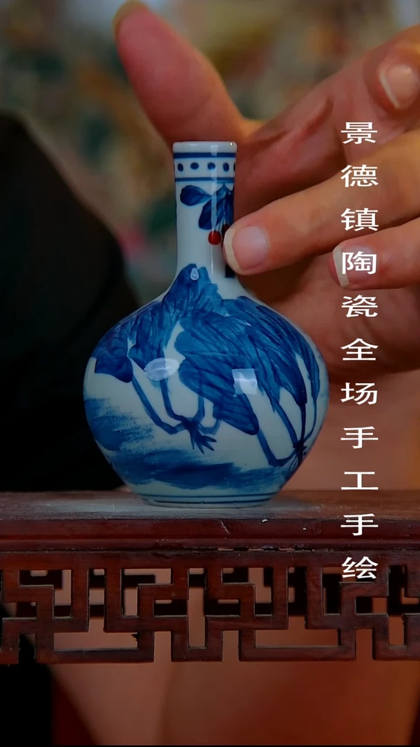 摆件景德镇陶瓷 全场手工手绘