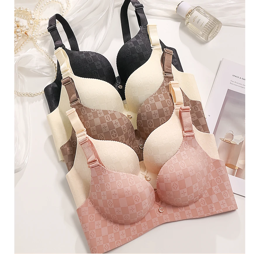 纺予萱1881新款加厚小胸聚拢显大调整型馒头杯防下垂外扩无痕内衣