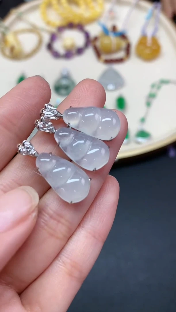 【闪购商品】翡翠吊坠(不含链)18K金镶嵌吊坠多样性发其一A523|1980