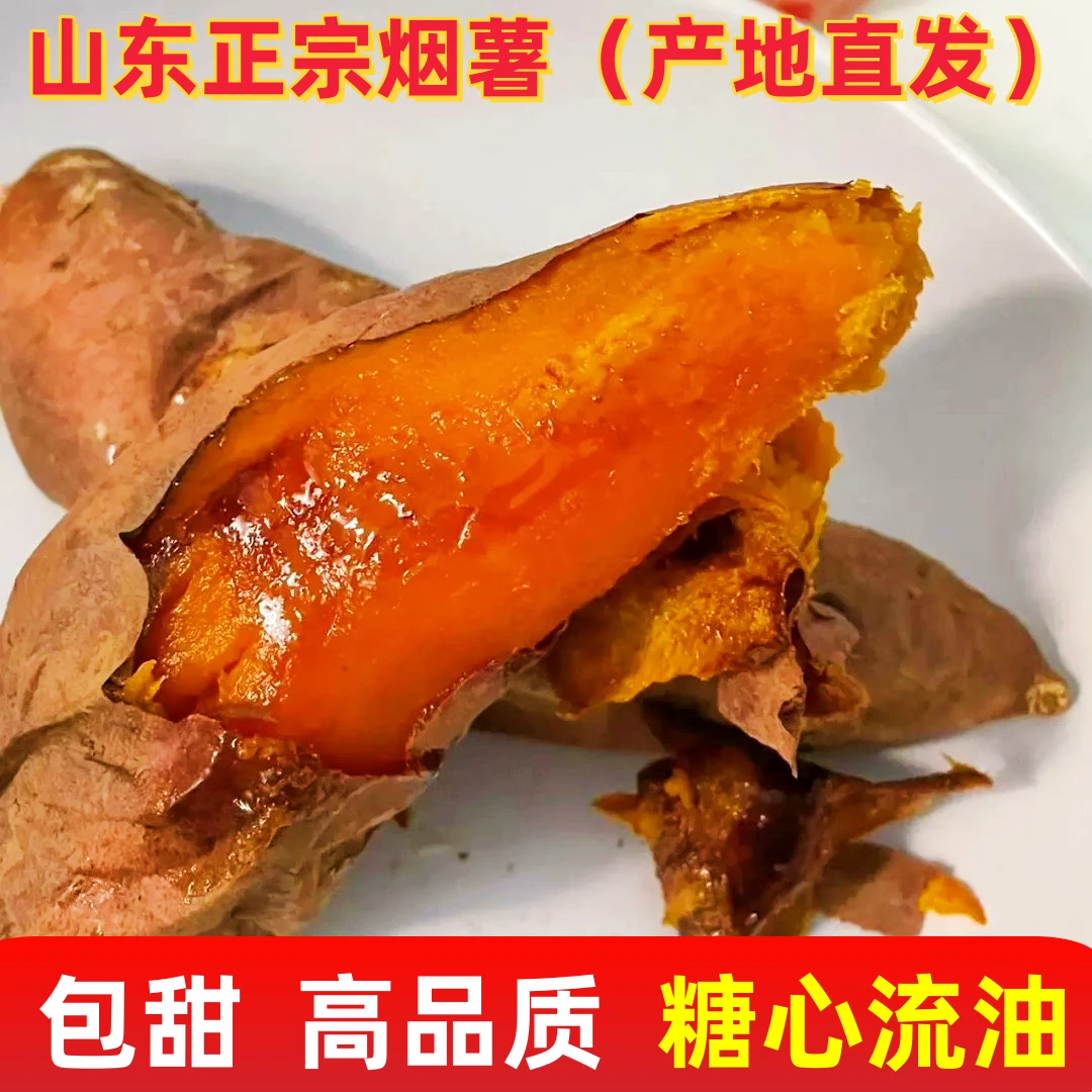 【源头产地】山东特产烟薯25号新鲜糖心蜜薯软糯香甜可蒸煮可烤批发