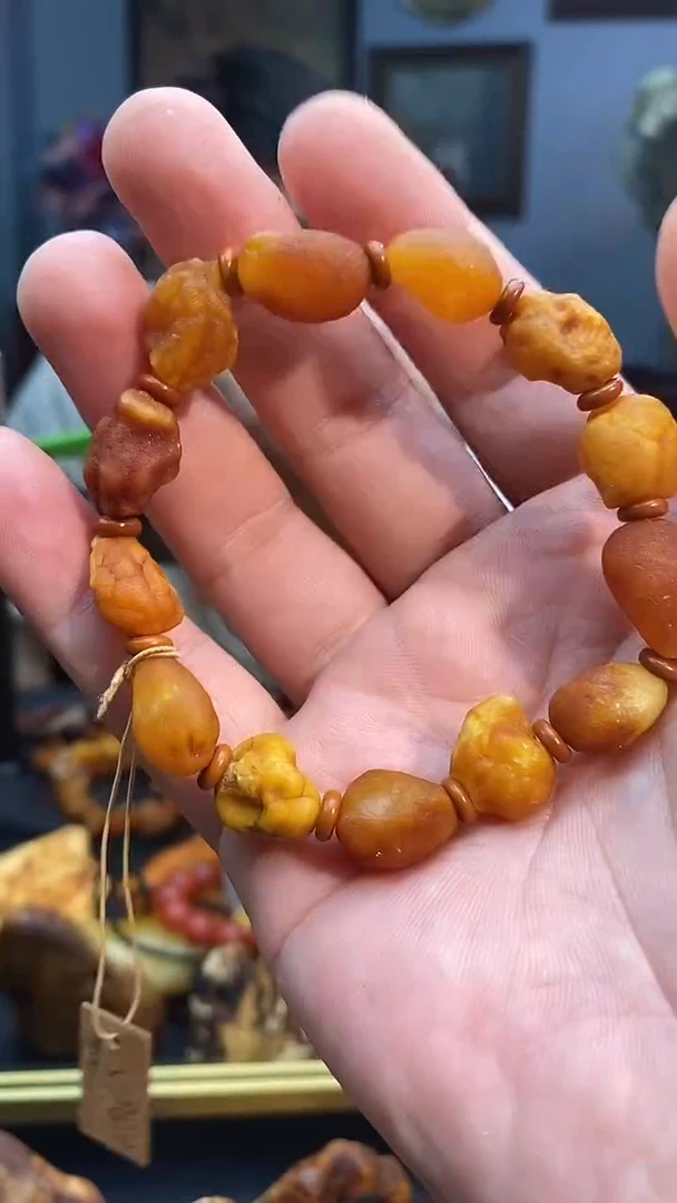 手串琥珀未镶嵌手串