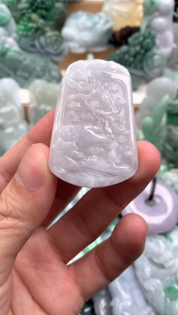 吊坠(不含链)未镶嵌翡翠1