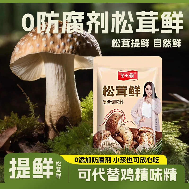 【拍一发九】松茸鲜复合调味料炒菜炖汤提鲜100g