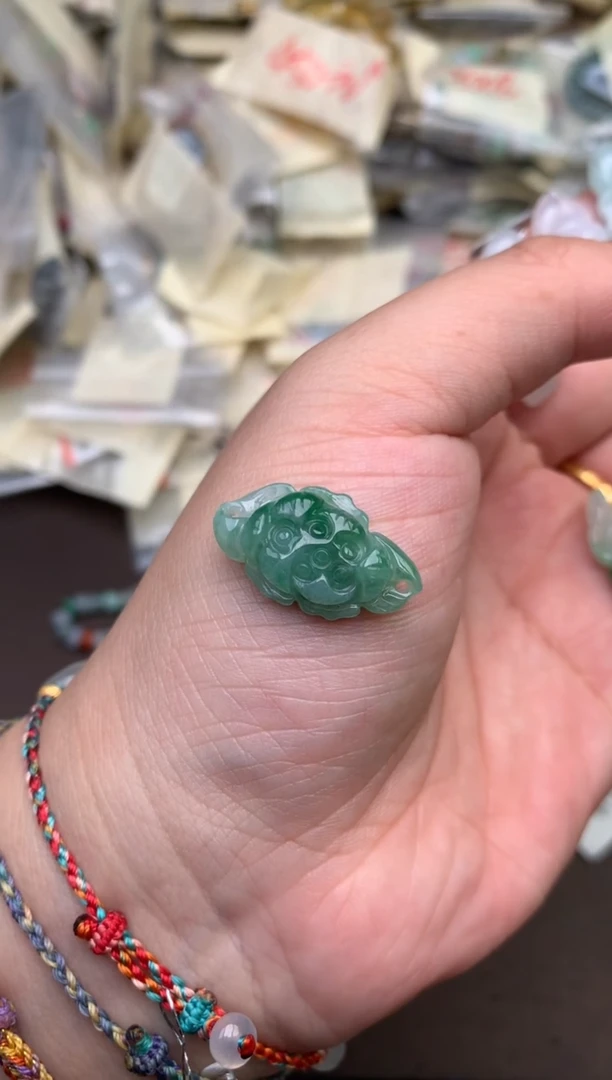 翡翠挂件未镶嵌琪*—3