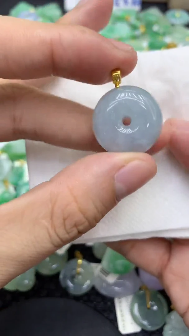 颈饰未镶嵌翡翠天然缅甸A货翡翠