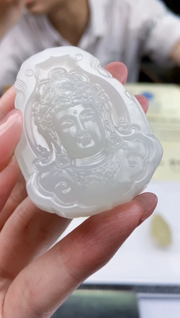 和田玉未镶嵌挂件 2222026