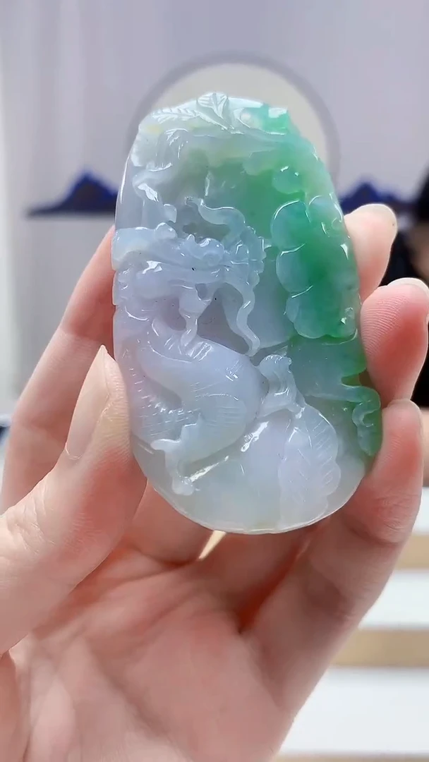 未镶嵌定制翡翠5060zm-毛货挂件101