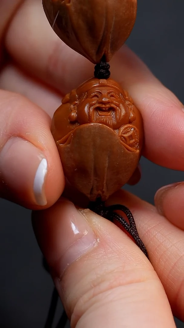 【闪购商品】橄榄核手串包衣财神