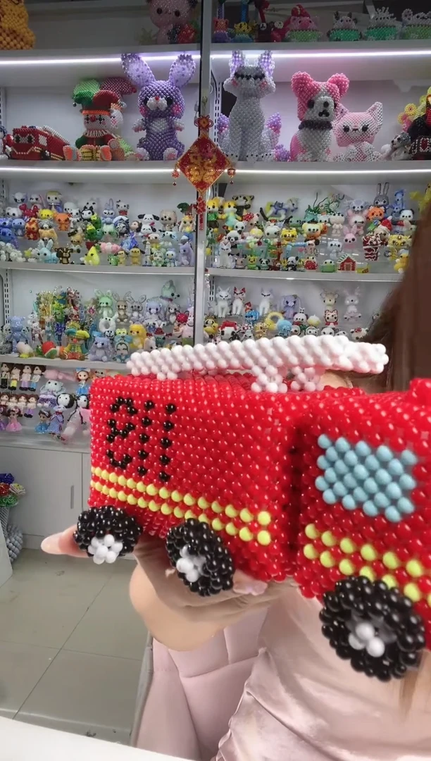 玻璃1329卡6糖果珠消防车材料包1套