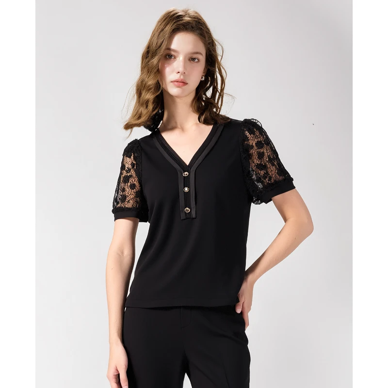 妈妈休闲衬衫春夏新款洋气台湾品牌上衣 赫53213A