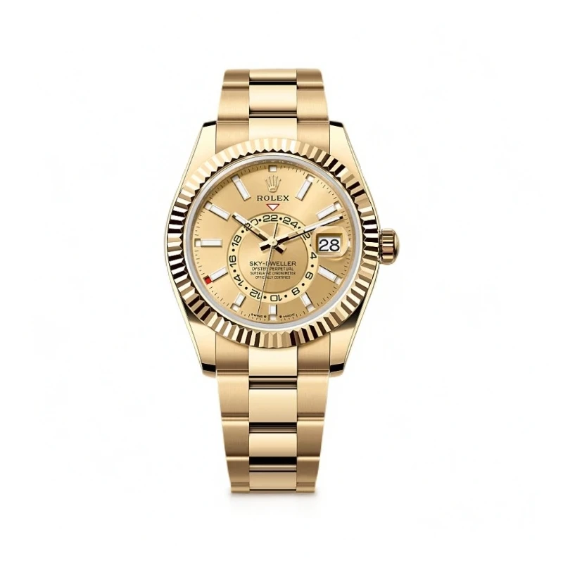 95新 Rolex/劳力士 劳力士纵航者326938/15全套/41表径/K黄金