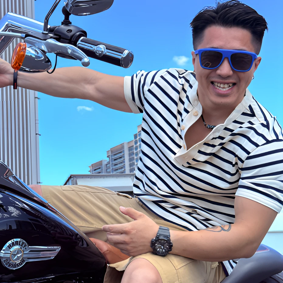 SunnyRetro【海魂水手】美式复古亨利海魂衫短袖T恤 新款 宽松百搭